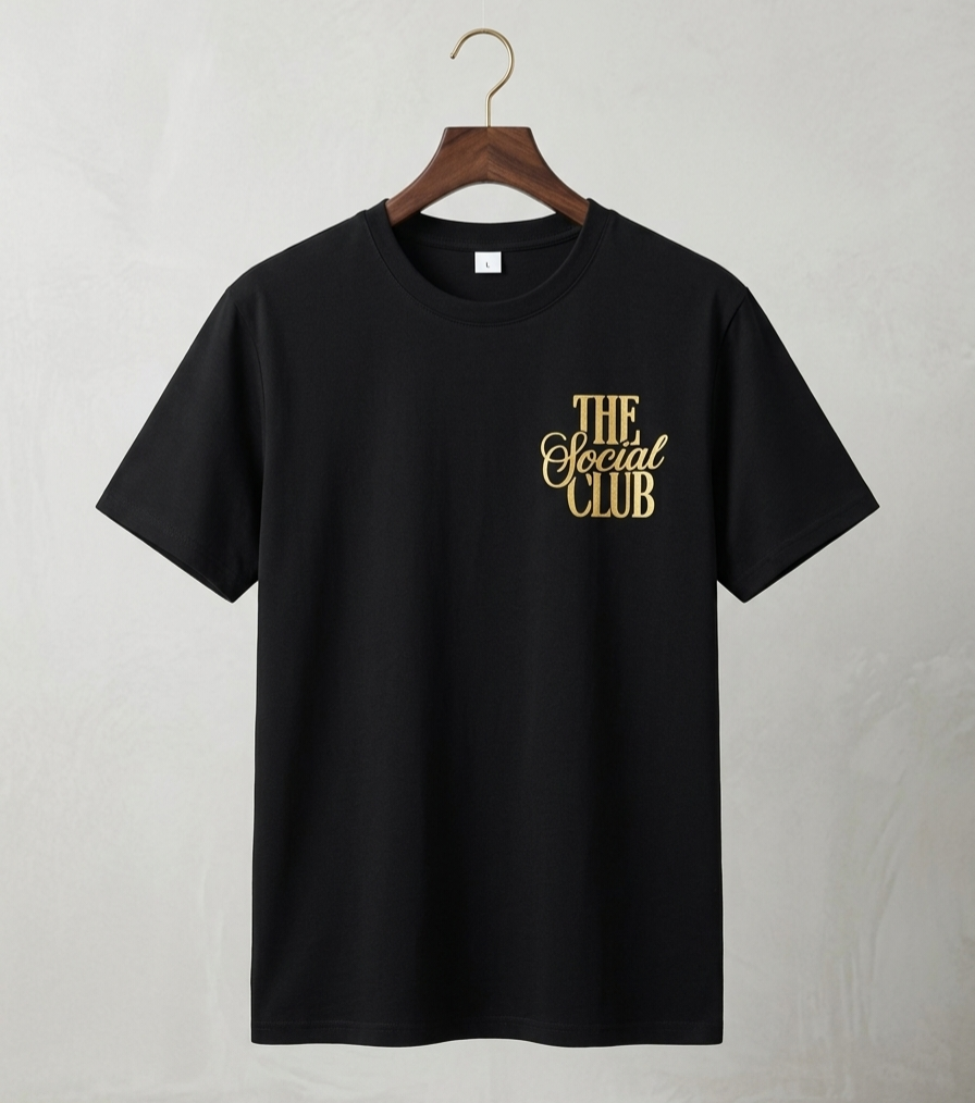 The Social Club Acid Wash Oversized Tee — 240 GSM
